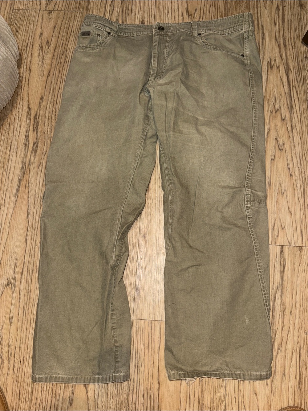Kuhl Men's Olive-Tan Cargo Pants 40x30 Hiking Pants